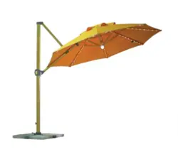 سایبان چتری متحرک تکنو ویلا گیربکس دار | ایران سایه بان، عرضه کننده انواع سایبان | سقف برقی و پرده برقی