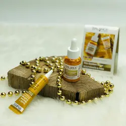 پک 3 عددی کرم دور چشم و سرم صورت و ماسک دور چشم گلد کلاژن بالانس