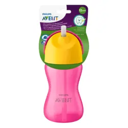 لیوان آبخوری نی‌دار فیلیپس اونت Avent بالای 12 ماه حجم 300 میل - فروشگاه جان به به