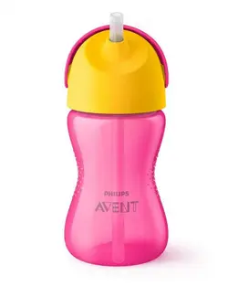 لیوان آبخوری نی‌دار فیلیپس اونت Avent بالای 12 ماه حجم 300 میل - فروشگاه جان به به