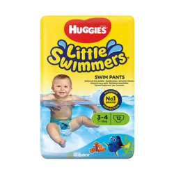 پوشک استخری هاگیز سایز 3 - 4 بسته 12 عددی 7 الی 15 کیلو - فروشگاه جان به به