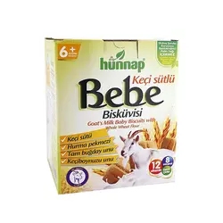 بیسکویت کودک Hunnap حاوی شیر بز 400 گرم - فروشگاه جان به به