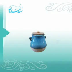 جا ادویه ای سفالی کوچک طرح دیزی کد 3202