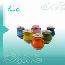 جا ادویه ای سفالی کوچک طرح دیزی کد 3202