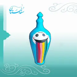 قلک طرح آدمک رنگین کمان