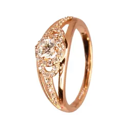 انگشتر ژوپينگ نگين دار کد 130