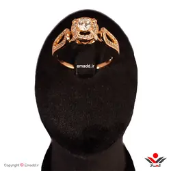 انگشتر ژوپينگ نگين دار کد 124
