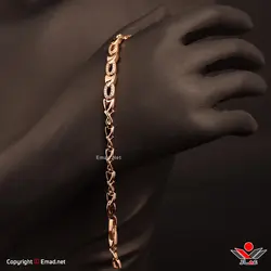 دستبند زنانه ژوپينگ نگين دار کد 208