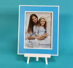 قاب عکس آبی ساده 16 در 21