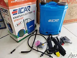 سم پاش شارژی دستی دوکاره 20 لیتریEICAR ایکار