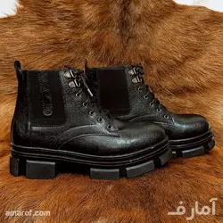 بوت مشکی دو طرف کش کد 13