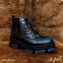 بوت مشکی دو طرف کش کد 13