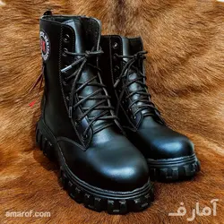 بوت مشکی پرچم قرمز کد 12