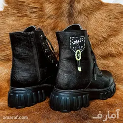 بوت مشکی پرچم سبز کد 11