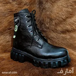 بوت مشکی پرچم سبز کد 11