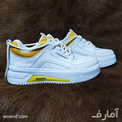 کتانی Suptme -سفید خردلی کد 21