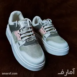 کتانی آلدو - طوسی صورتی کد 17