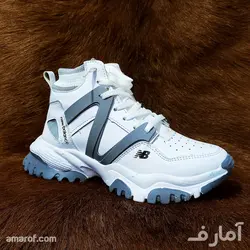 کتانی ساقدار نیوبالانس - سفید طوسی کد 28