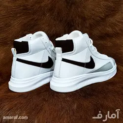کتانی نایک ساقدار - سفید مشکی کد 27