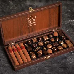 باکس تمام چرم قهوه ای