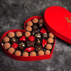 میکس باکس طرح قلب (بن بن دارک و قرمز)