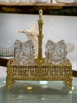 نمکدان نگین دار طلایی اماراتی 1726