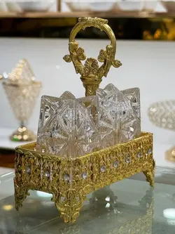 نمکدان نگین دار طلایی اماراتی 1726