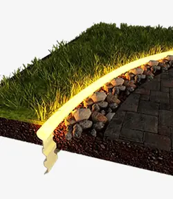 نوار جدا کننده سفید ۵.۸ متری – محوطه سازی