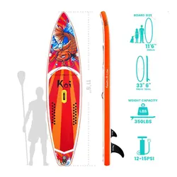 پدل برد KOI برند FUNWATER رنگ نارنجی