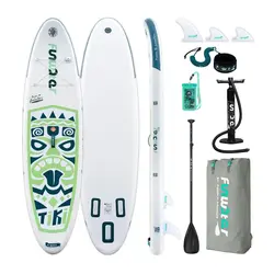 پدل برد TIKI برند FUNWATER رنگ سبز