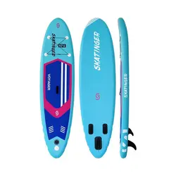 پدل‌برد اقتصادی Voyager برند Skatinger سایز “6’10 رنگ صورتی آبی