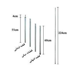 ستون سایبان سفری دانانیک (S3)