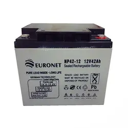 باطری خورشیدی ۴۲ آمپر ۱۲ ولت سید لید اسید Euronet