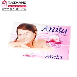 صابون حمام آنیتا Anita با عصاره مروارید بسته 6 عددی