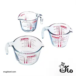 ست پیمانه اندازه گیری پیرکس Pyrex Measuring Jug سه تکه اورجینال