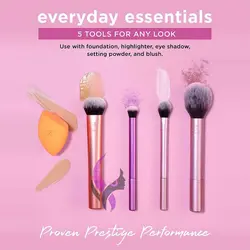 ست براش و ۱عدد پد آرایشی ریل تکنیک مدلReal techniques Everyday اصل