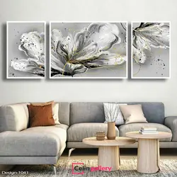 خرید تابلو دکوراتیو گل هنری پیوسته