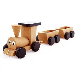 قطار اسباب بازی چوبی