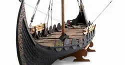کشتی دکوری چوبی وایکینگ