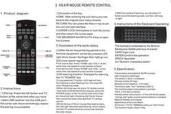 ریموت ایر ماوس مدل Mx3 Backlight
