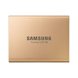 حافظه SSD اکسترنال سامسونگ مدل T5 ظرفیت 1 ترابایت طلایی