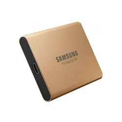حافظه SSD اکسترنال سامسونگ مدل T5 ظرفیت 1 ترابایت طلایی