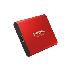 حافظه SSD اکسترنال سامسونگ مدل T5 ظرفیت 1 ترابایت قرمز