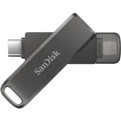 فلش مموری لایتنینگ و USB3.1 سن دیسک IXPAND LUXE SDIX70N ظرفیت 256 گیگابایت