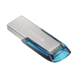 فلش مموری سن دیسک Ultra Flair SDCZ73 ظرفیت 32 گیگابایت رنگ آبی