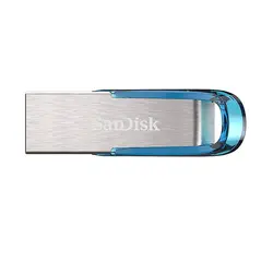 فلش مموری سن دیسک Ultra Flair SDCZ73 ظرفیت 32 گیگابایت رنگ آبی