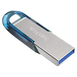 فلش مموری سن دیسک Ultra Flair SDCZ73 ظرفیت 32 گیگابایت رنگ آبی