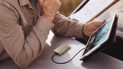 هارد SSD اکسترنال سامسونگ مدل T7 Shield Beige ظرفیت 2 ترابایت