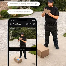 قفل هوشمند درب یوفی مدل  Battery Doorbell 2K Set