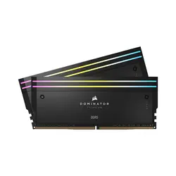 Corsair رم دسکتاپ کورسیر مدل DOMINATOR TITANIUM 32GB(16GBx2) 7200 RGB BLACK CL34
